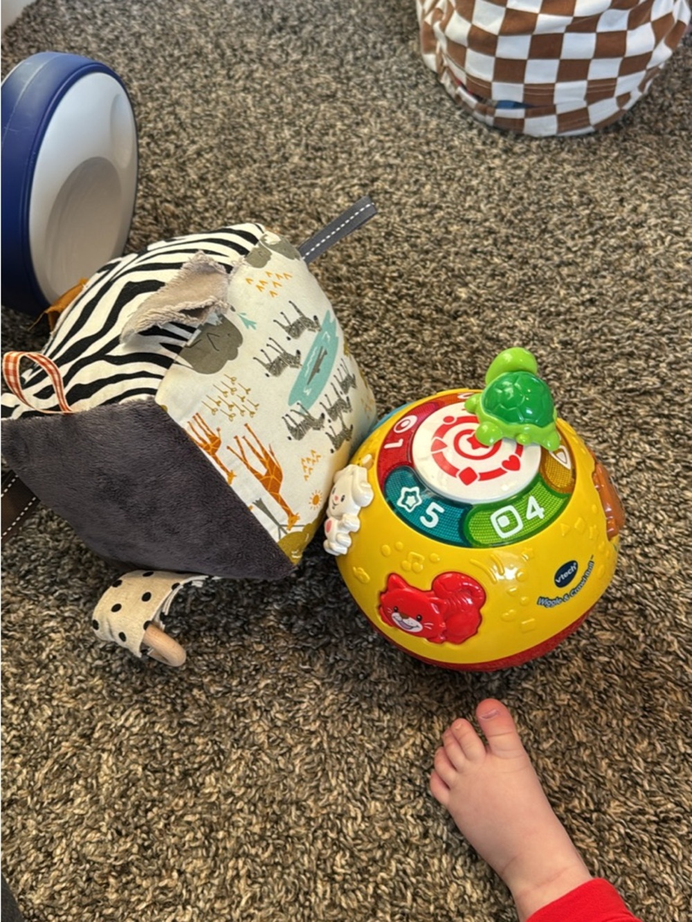 Rolling ball and sensory cube